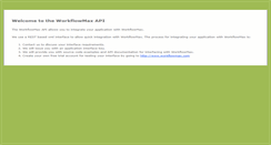 Desktop Screenshot of api.workflowmax.com